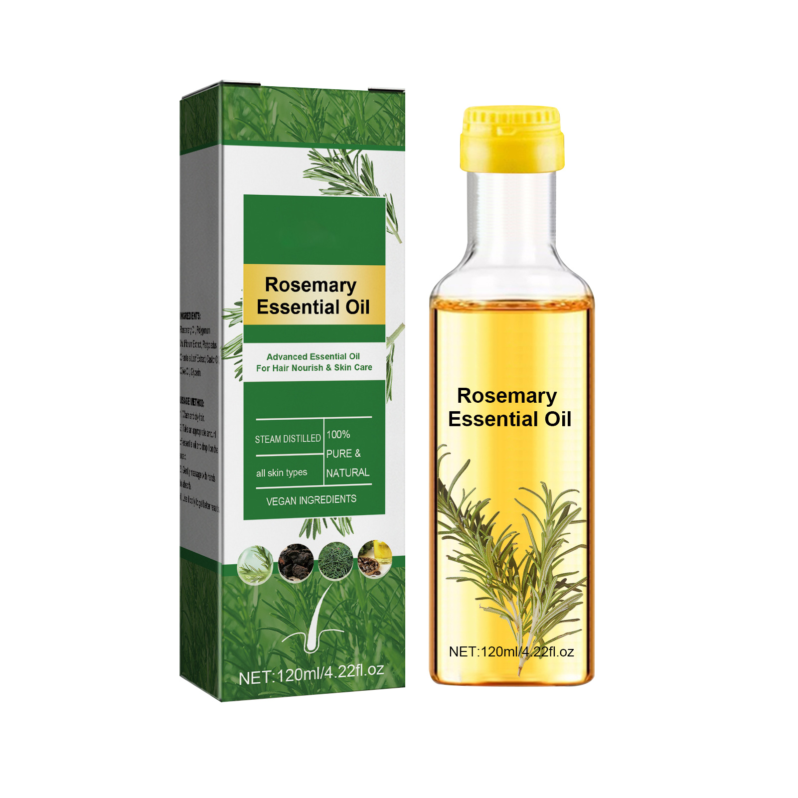 Olio essenziale di rosmarino C - Hair Care Natural Ingredients recensione e prezzo